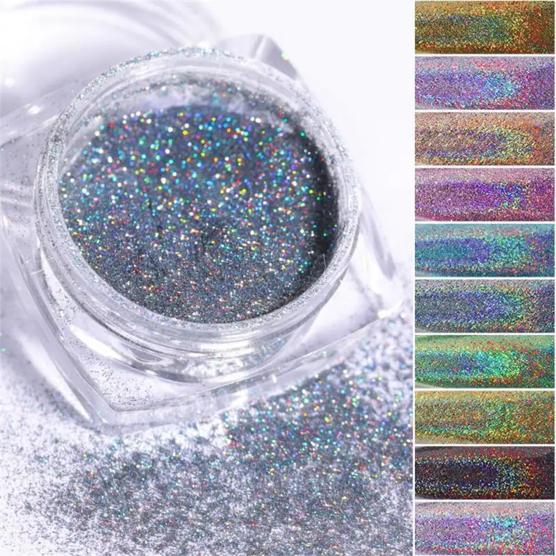 Polvo suelto de neón de colores mezclados, pigmento de sombra de ojos mate, polvo de uñas, brillo, sombra de ojos brillante, venta al por mayor