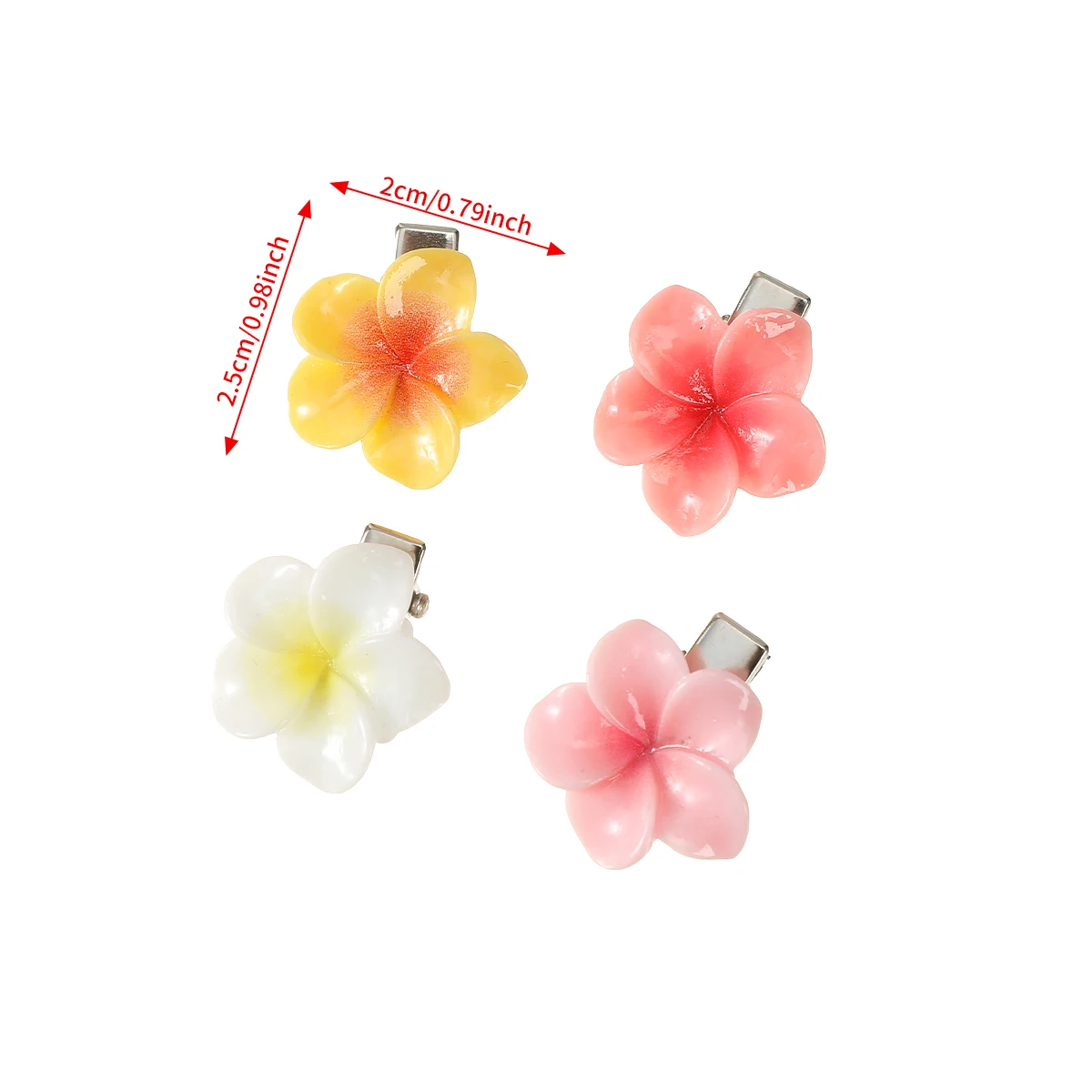 5PCS/set Hairpin Flower Festival Hair Clip Small Mini Cute Hair Accessories Girls Ponytail Styling Hair Clip Fashion Hairpin