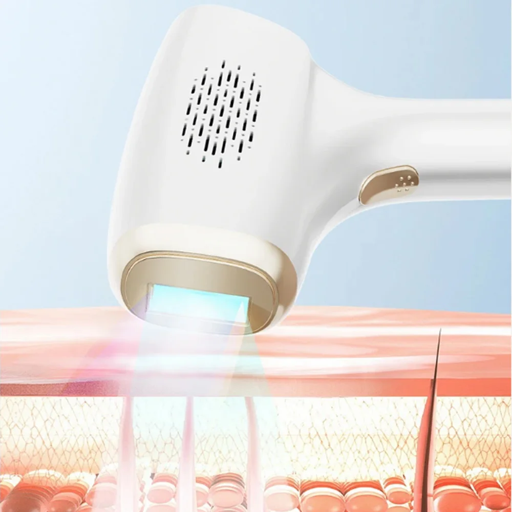 

Многоцелевое устройство для удаления волос, крио-косметическое устройство, три режима, лечение акне, омоложение кожи, 9-уровневая регулировка, быстрая безболезненная вспышка