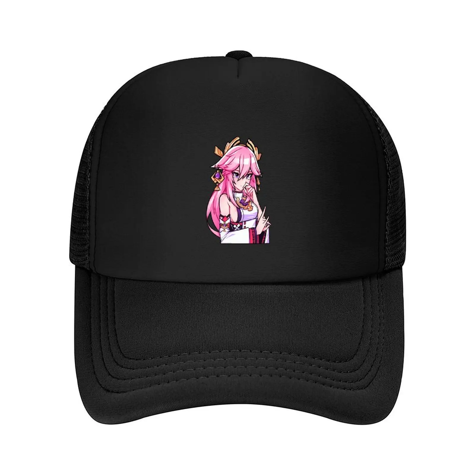 

Yae Miko Baseball Cap Gentleman Hat Cosplay New In Hat fishing caps man Woman Hats Men's