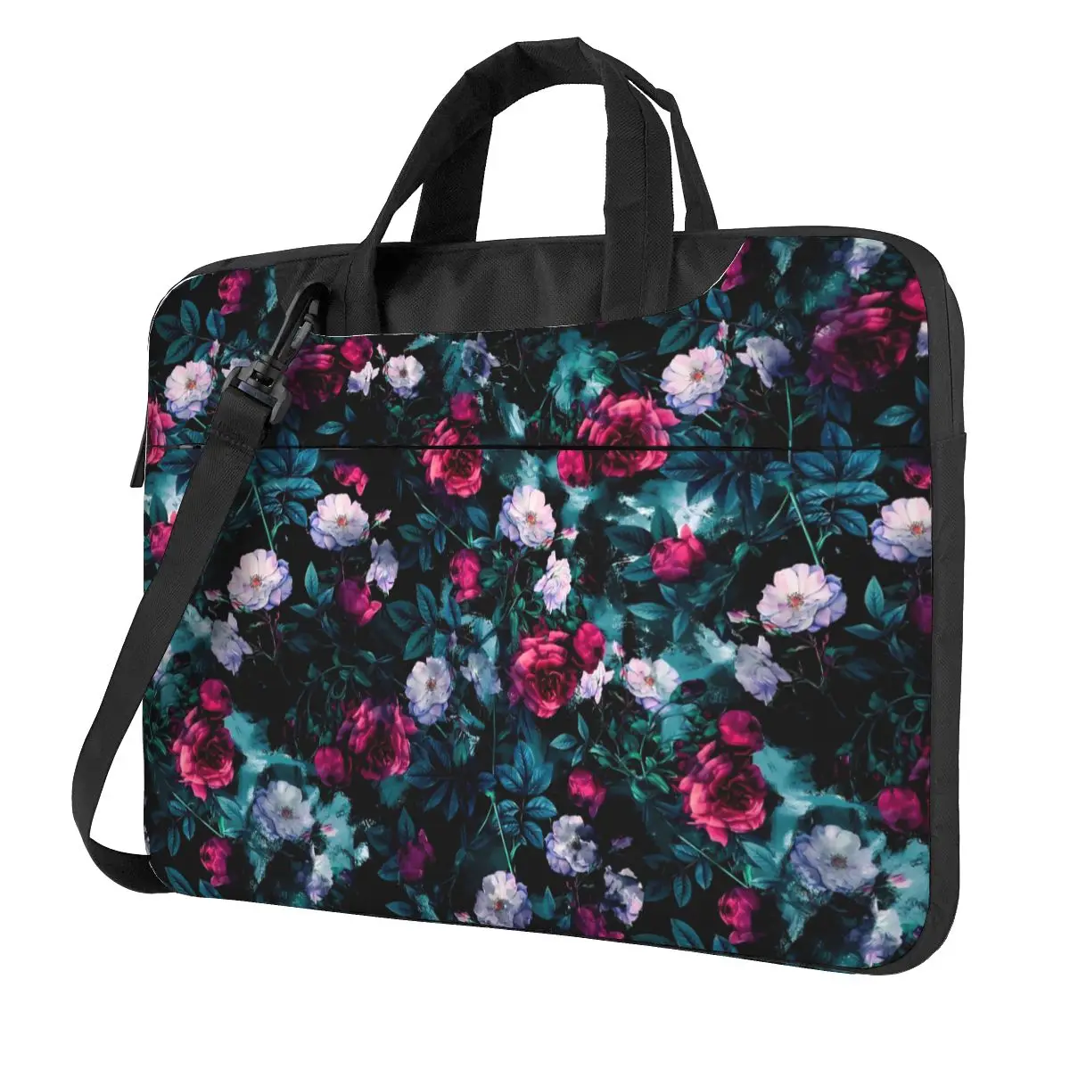 Laptop Sleeve Bag Retro Rose Notebook Pouch Fashion 13 14 15 Vintage Protective Computer Pouch For Macbook Air Xiaomi