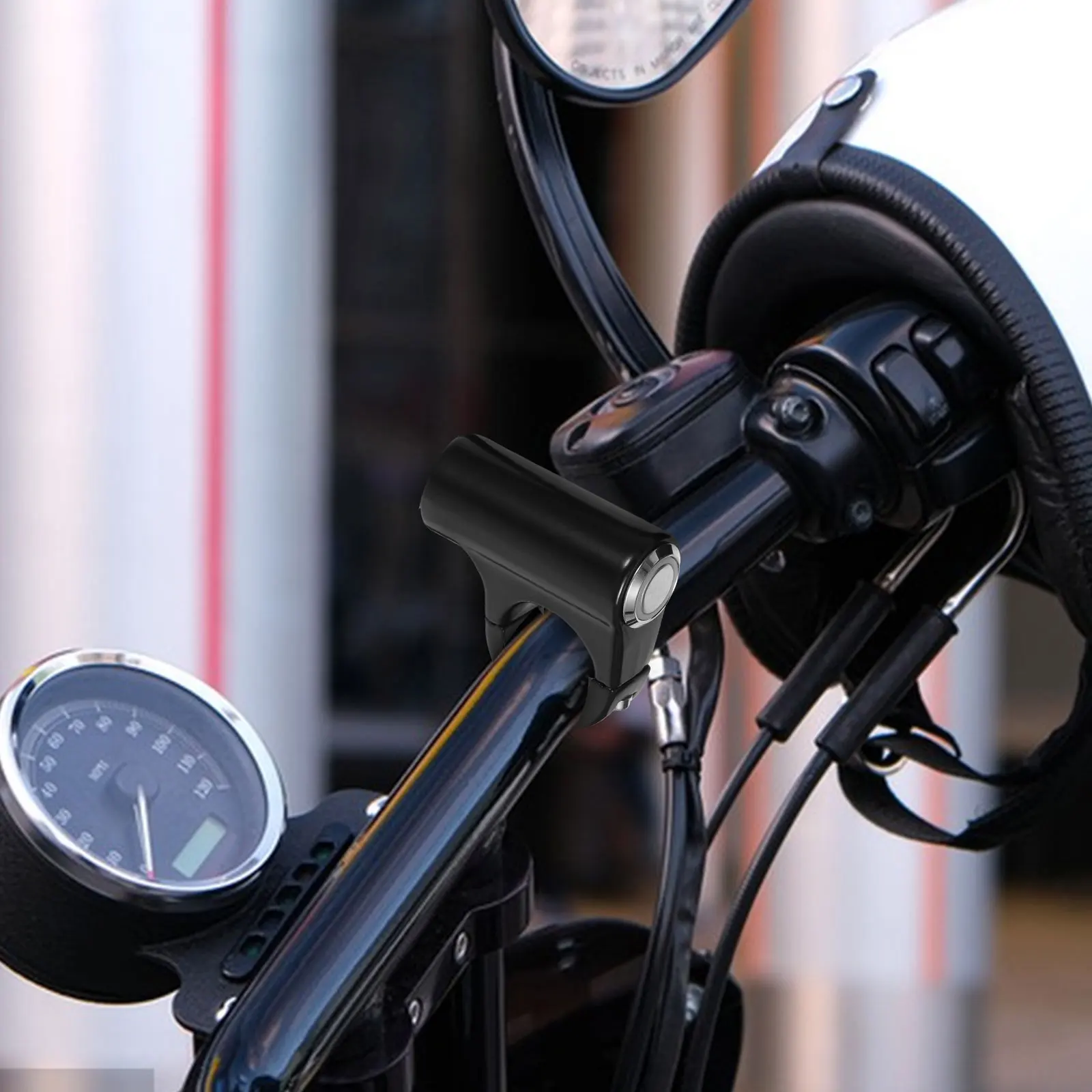 

Handlebar Switch Spotlight Self-locking Motorcycle Plastic Headlight 7/8 5 Wire Aluminum Alloy Easy Install