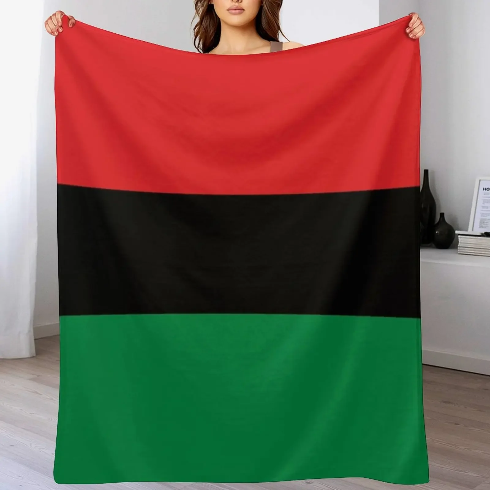 

New Pan African Flag Duvet Cover Throw Blanket funny gift Cute Plaid Luxury Throw sofa bed Blankets