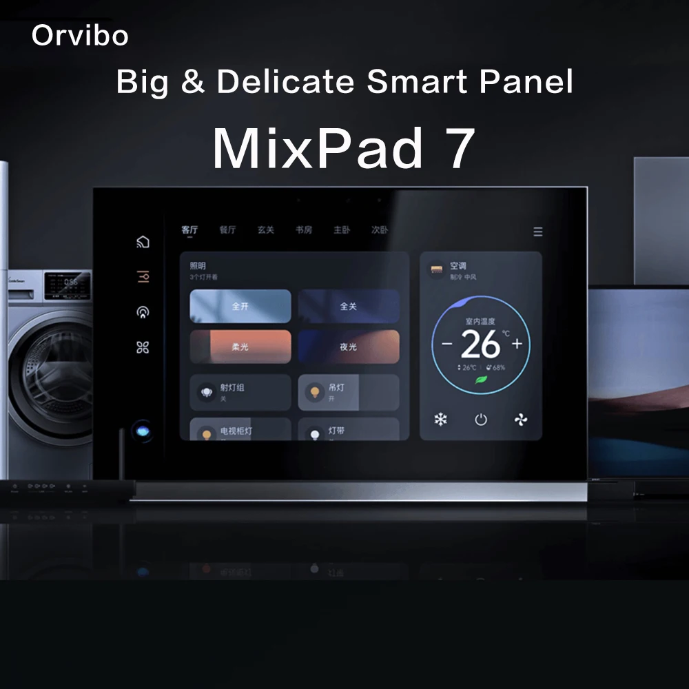 2022 Orvibo MixPad 7 Big & Delicate Multifunctional  Smart Panel Remote Control via APP