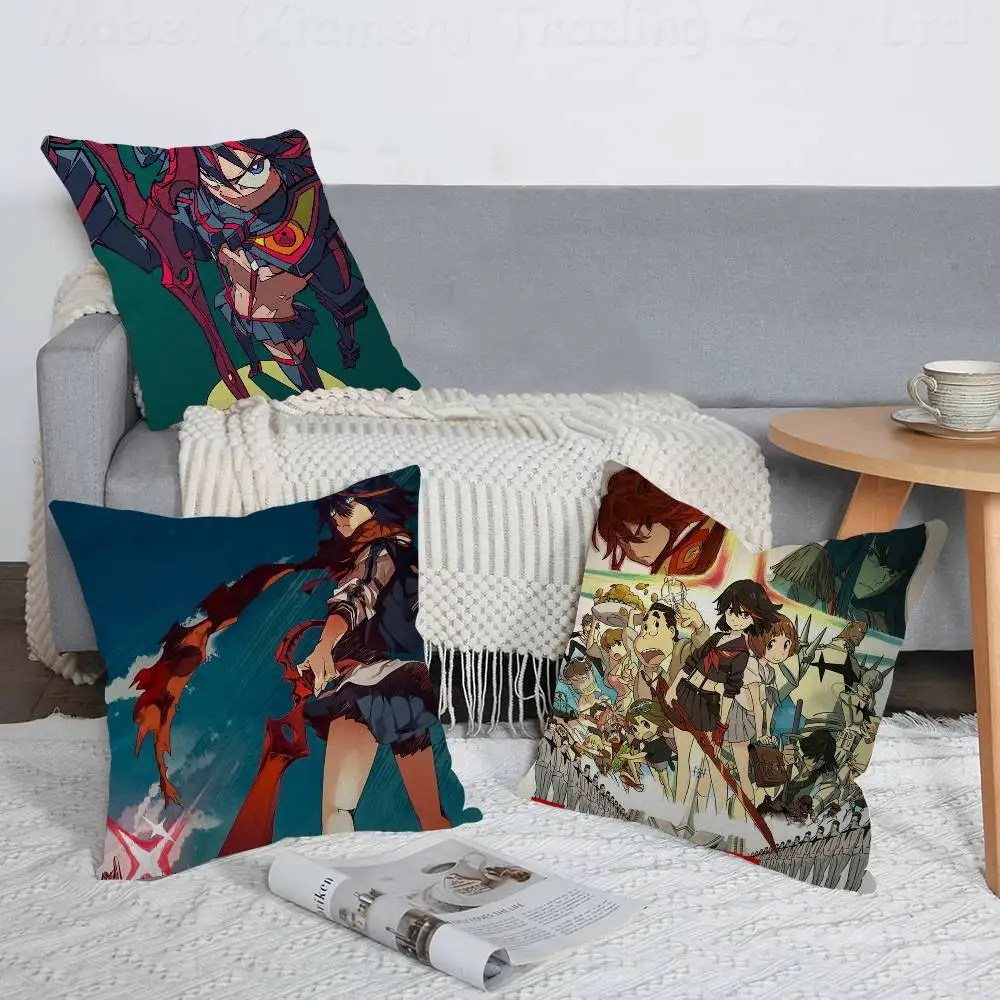 Anime KILL La KILL Cushion Cover Pillowcase Upholstery Sofa Throw Pillow Home Decor Pillowcas