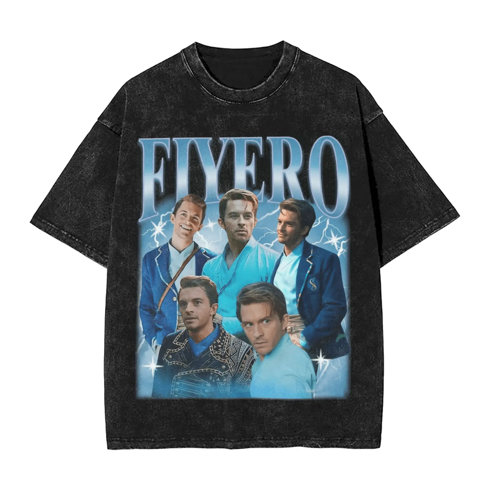 Jonathan Bailey T-Shirt Summer Prince Fiyero Y2K Retro T Shirts Casual Hipster Tshirt For Men Short-Sleeve Print Clothing