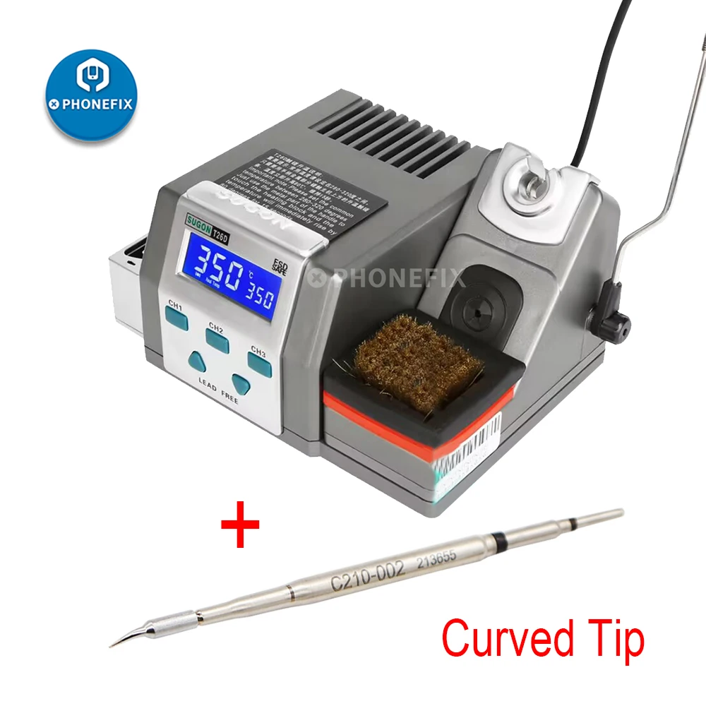 SUGON T26D Electric Soldering Station 2s Heating Soldering Iron Kit JBC Handle Tip Universal 80W Power Heating System