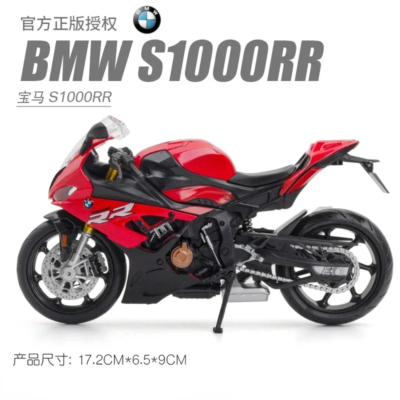 1:12 BMW S1000RR Motorcycle Model Car Simulation Alloy Metal Toy Motorcycle Children's Toy Gift Collection