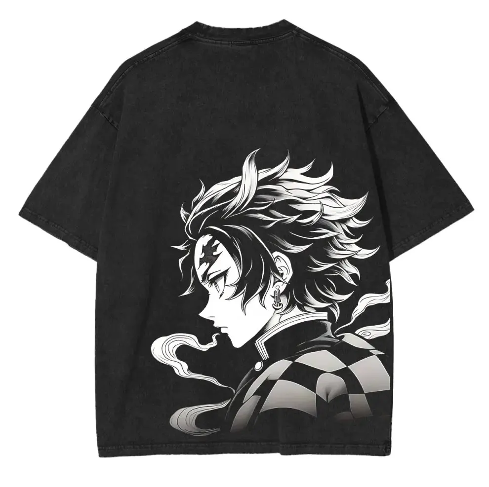 Kimetsu No Yaiba Anime T Shirt Männer Frauen Baumwolle Kurzarm Streetwear Graphic Tee Dämon Slayer Casual Tops 2026 Sommer Mode