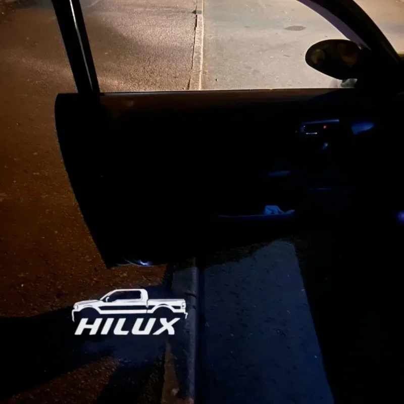

2PCS Car Lights Accessory LED Door Projector Ghost Shadow Courtesy Lamp LED For HILUX Sport Pickup Truck Car Good Accessories