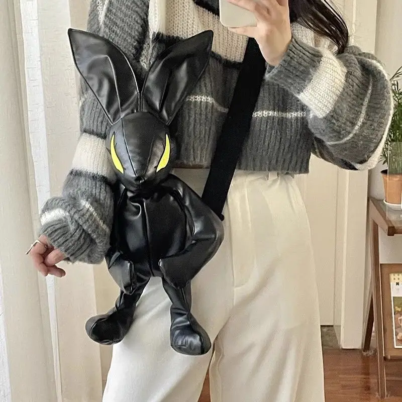 

Beauty Beast Backpack PU Black White Bags for Women Unisex Zipper Water Repellent Capper Send Friends Gift Xmas Cool Style Girl