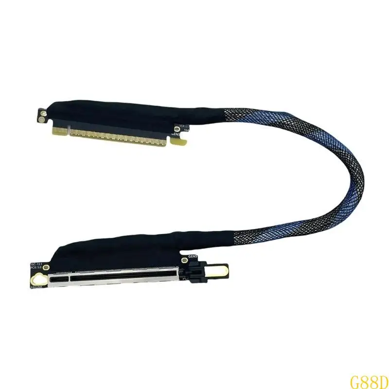 

G88D PCIE 5.0 X16 Extension Cable for GPU Graphics Card Extension Cord Enhances Flexibility and Fast Transmission