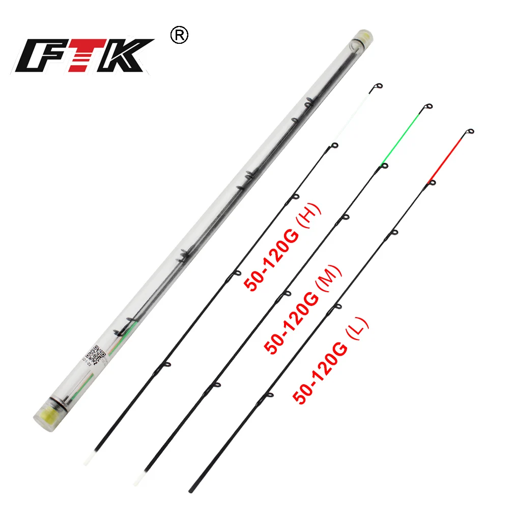 

FTK Fiber Glass Top Tip M/L/H 50-120g Feeder carp rod Top Tip Fishing Accessories Fishing Tackle