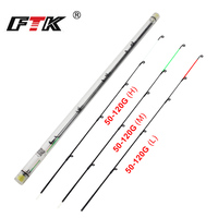 FTK Fiber Glass Top Tip M/L/H 50-120g Feeder carp rod Top Tip Fishing Accessories Fishing Tackle