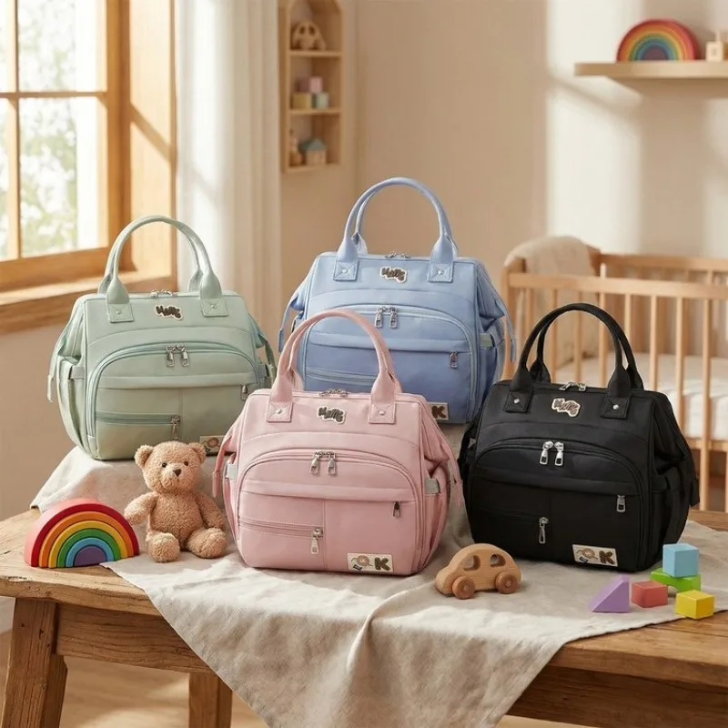 

Classic Elegant Designer Paris Diaper Bag Luxury Fashionable Vintage Leather Tote For Women Minimalist Shoulder Bag