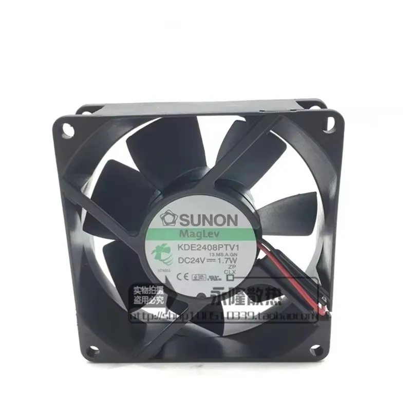 

Оригинальный вентилятор охлаждения для преобразователя частоты KDE2408PTV1 24В 1.7Вт 80*80*25мм 8см