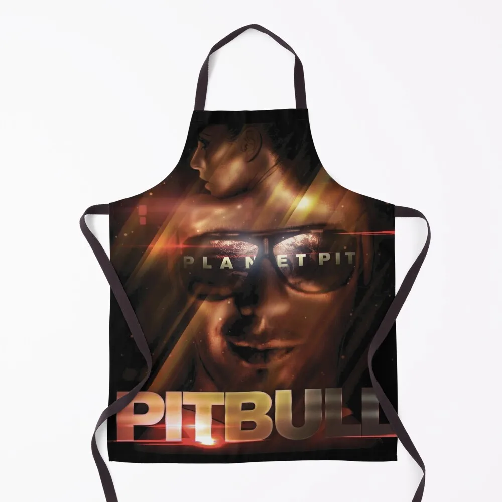 Pitbull Mr.Worldwide Planet Apron men's barbecue kindergarten teacher Apron