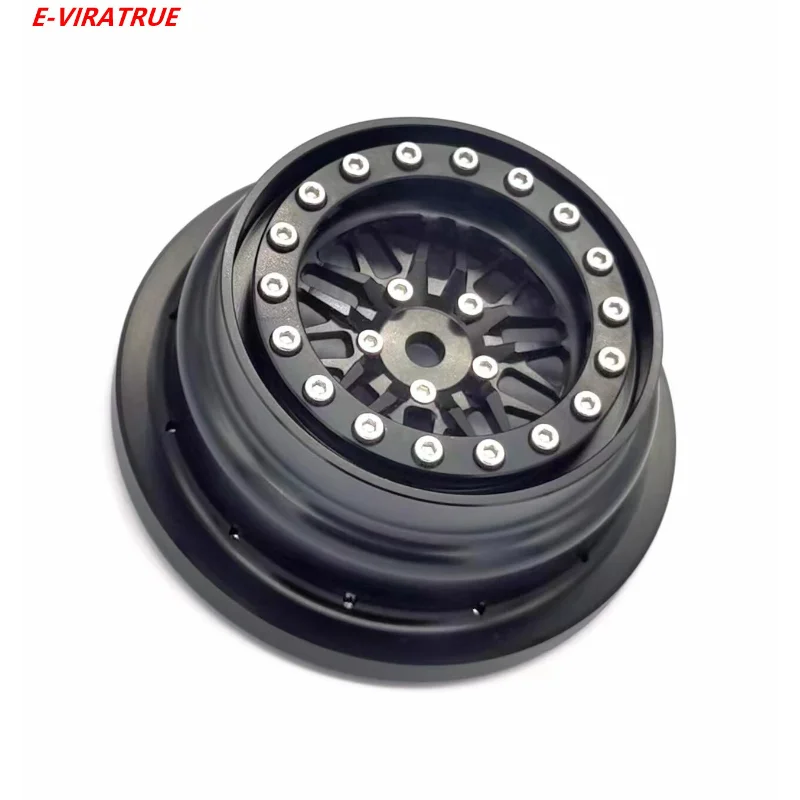 

E-VIRATRUE Aluminum Wheel For TRAXXAS Unlimited Desert Racer 1/7 Black (1pcs)