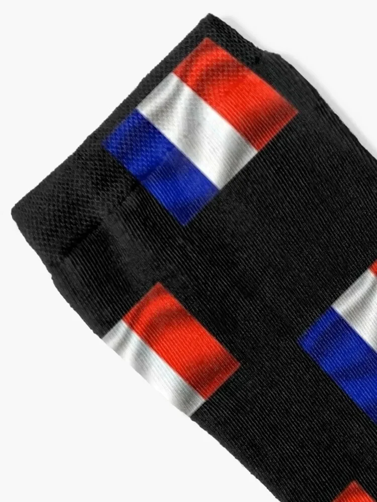 France Flag Vintage - Distressed Flag of France Socks warm winter cartoon Stockings man hip hop Socks For Men Women's