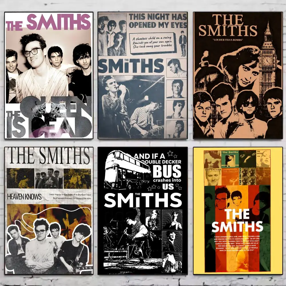 The Smiths Poster HD Waterproof Self-Adhesive Wall Sticker For Room Decor, Premium Print Gift