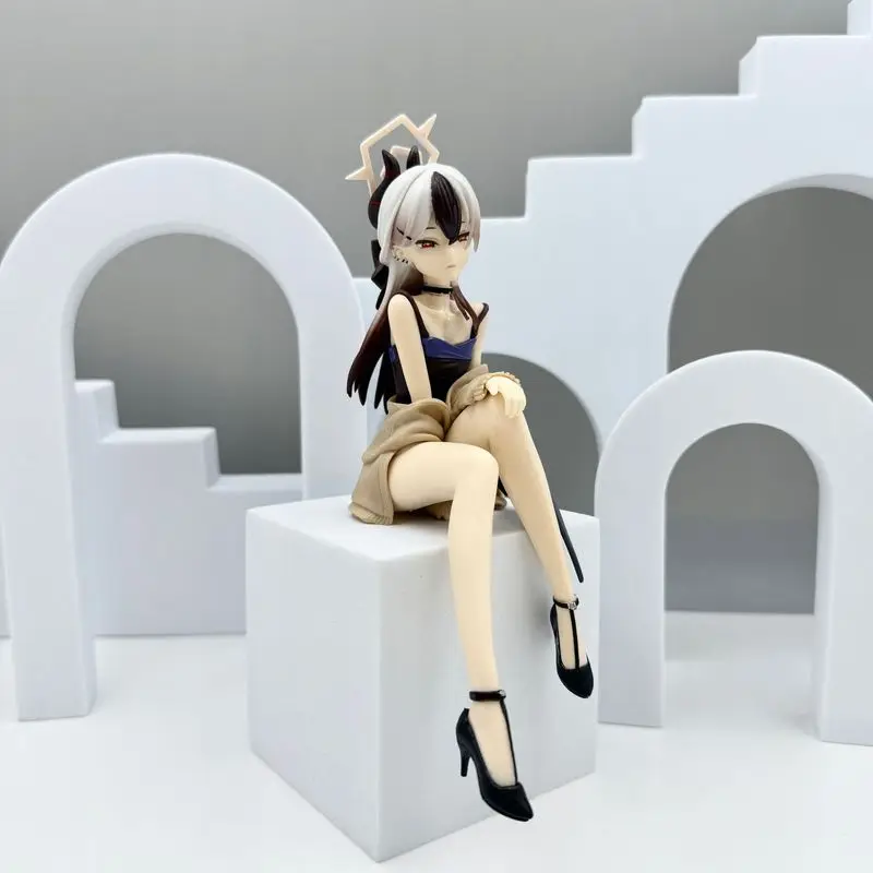 Blue Archive 16cm Anime Figure Onikata Kayoko Figure Dress Ver. Girl Figurine Pvc GK Statue Model Doll Collection Desk Toys Gift