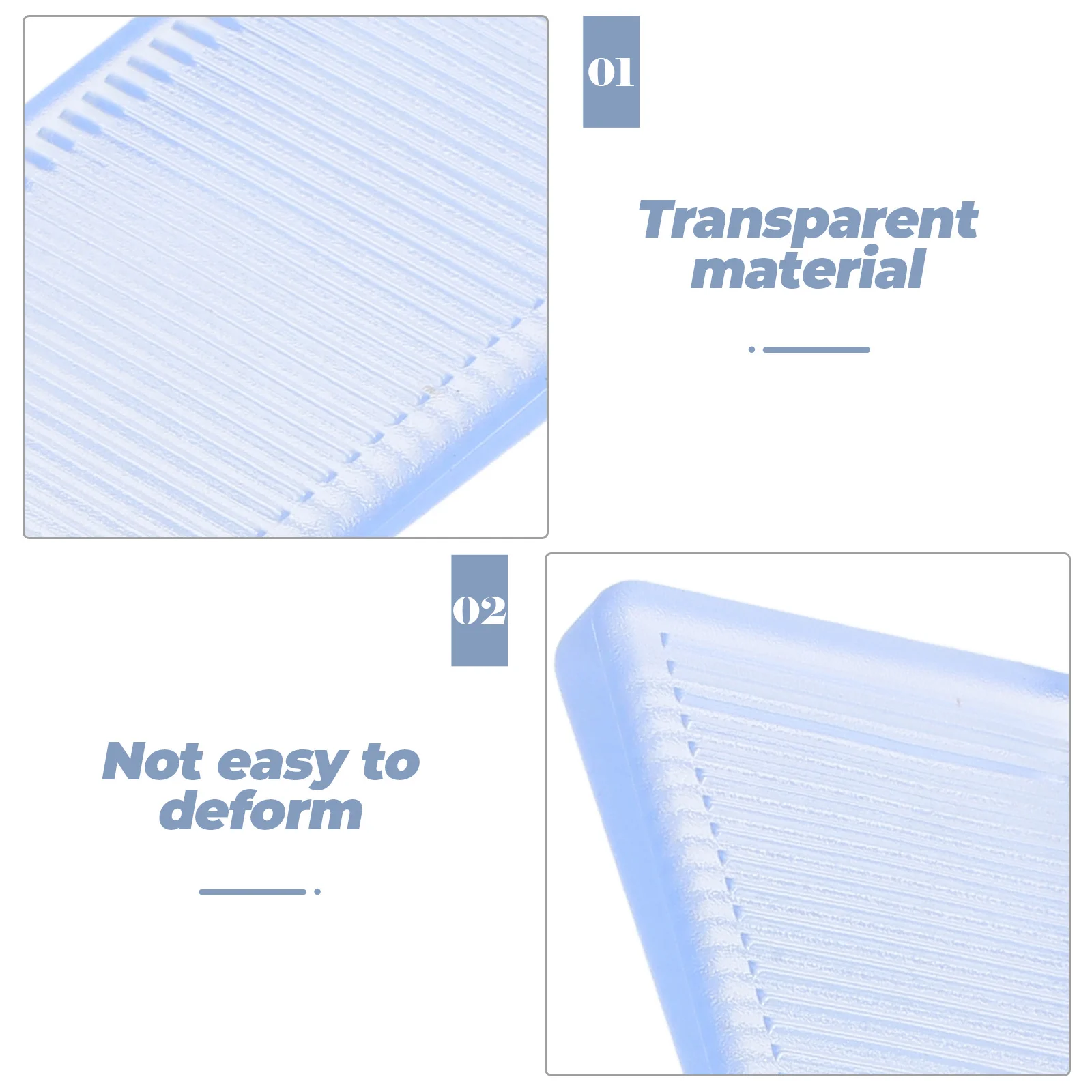 8 Pcs Furniture Mat Leveling Shims Door Wedge Table Adjustable 5X3X05CM Safety Stopper Multi-function Wear-resistant White