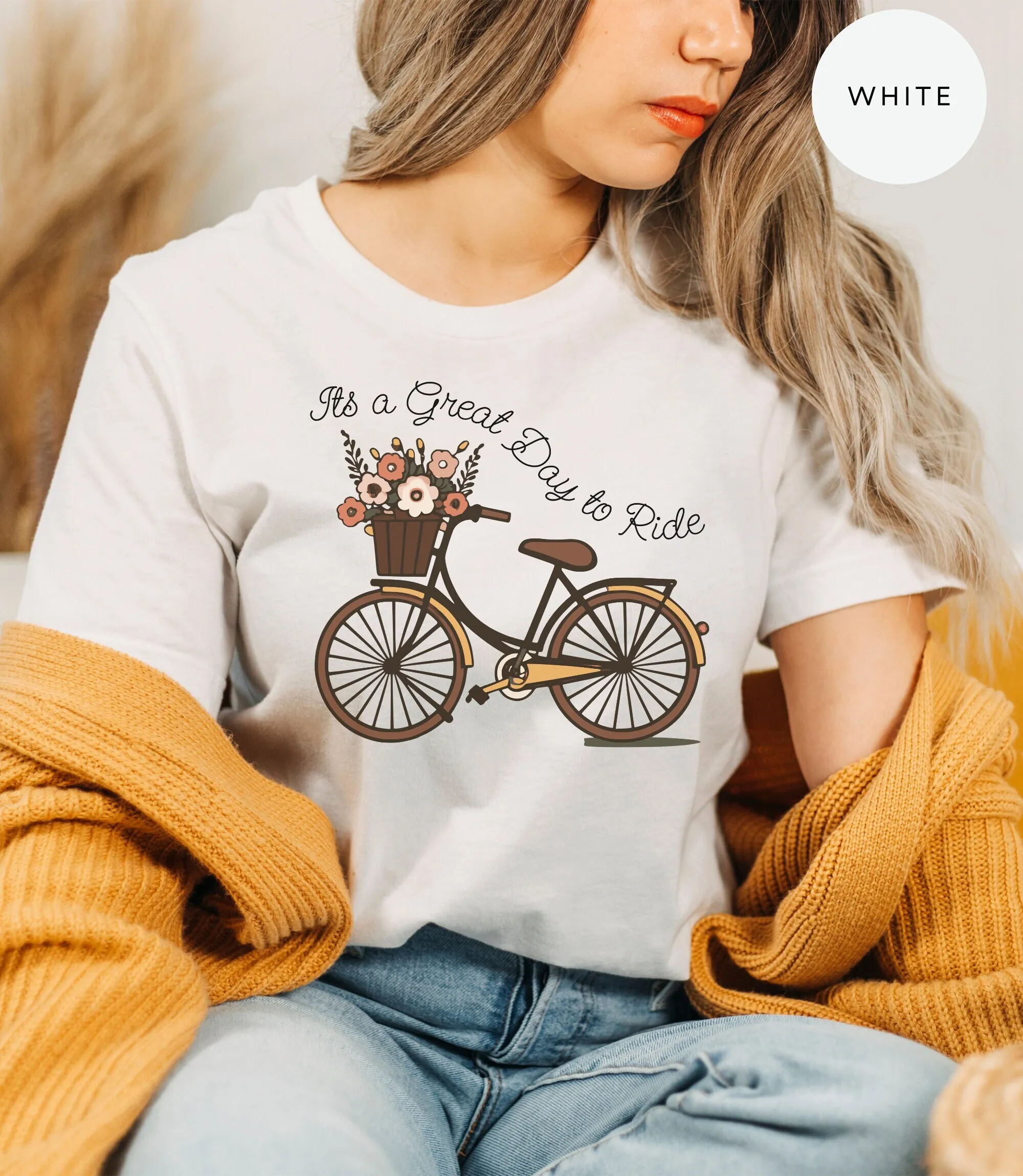 Biking T Shirt For Woman Female Biker Cycling Mom Grandma Cyclist Mother'S Day