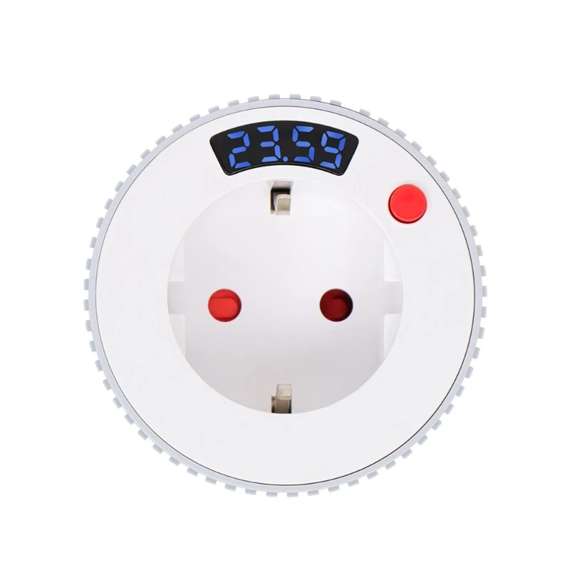 M5TD LED Digital Display Timer Socket Digital Single Switcher Rotating Countdown Timer 15 Minutes To 24 Hour For Household
