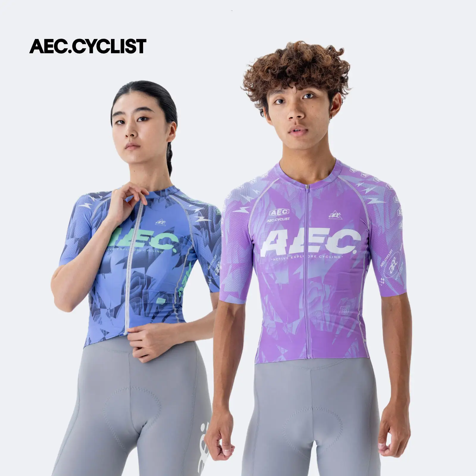 AEC.CYCLIST Herren Kurzarm-Radtrikot Leichtes Schnelltrocknendes Rennrad-Oberteil 2026 MTB Fahrrad Damen Trikot