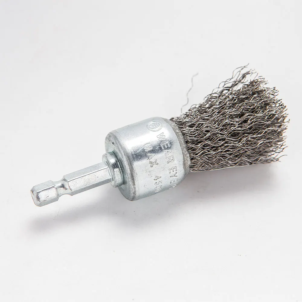 Wire Brush for Drill Wire Wheel Brush Cup Set Drill Wire Brush for Drill 1/4 Inch Arbor for Cleaning Rust Stripping Hexagonal