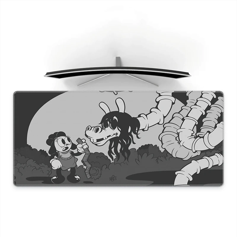 XXL Anime Mausepad Greys Desk Mat Gaming Mat Pad on The Table Office Gamer Accessories Keyboard Mats XL Mouse Pad Mouse Carpet