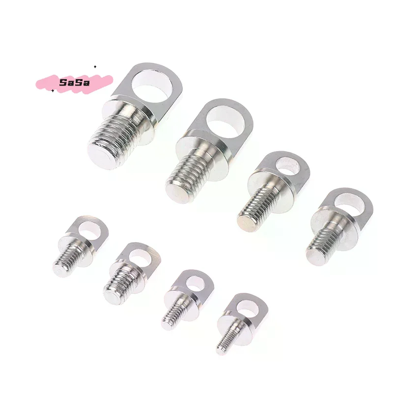 3-teiliges Set Messing-Befestigungsmuttern & Ringschrauben mit Loch M3/M4/M5/M6/M8/M10 - Kupfer-Hebeösen-Schraubenset