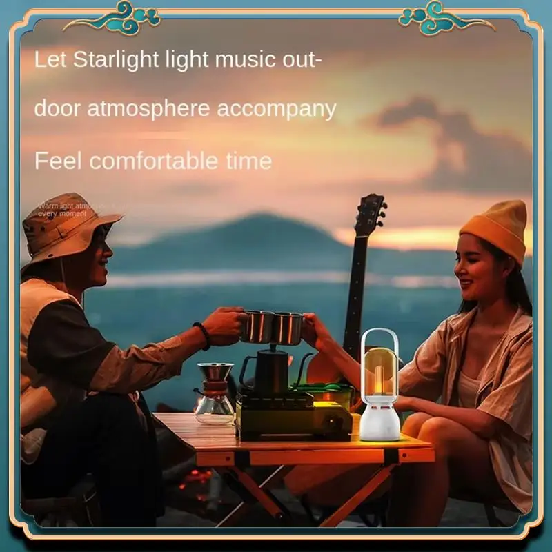 

Latest Multifunctional Outdoor Camping Desk Lamp,Portable Night Light For Bars,Restaurants And Home Decor With Built-In Speaker