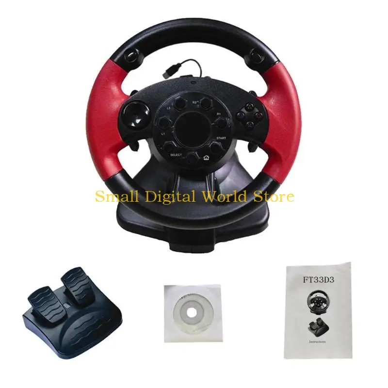 77UB Game Racing Steering Wheel for FT33D3 D7 Series 200 Degree Rotation