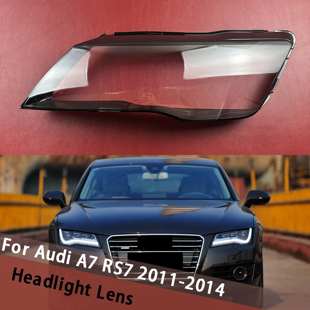 

Для Audi A7 RS7 2011 2012 2013 2014 (БЕЗ линии) крышка передней фары прозрачный корпус фары абажур чехол линза из плексигласа