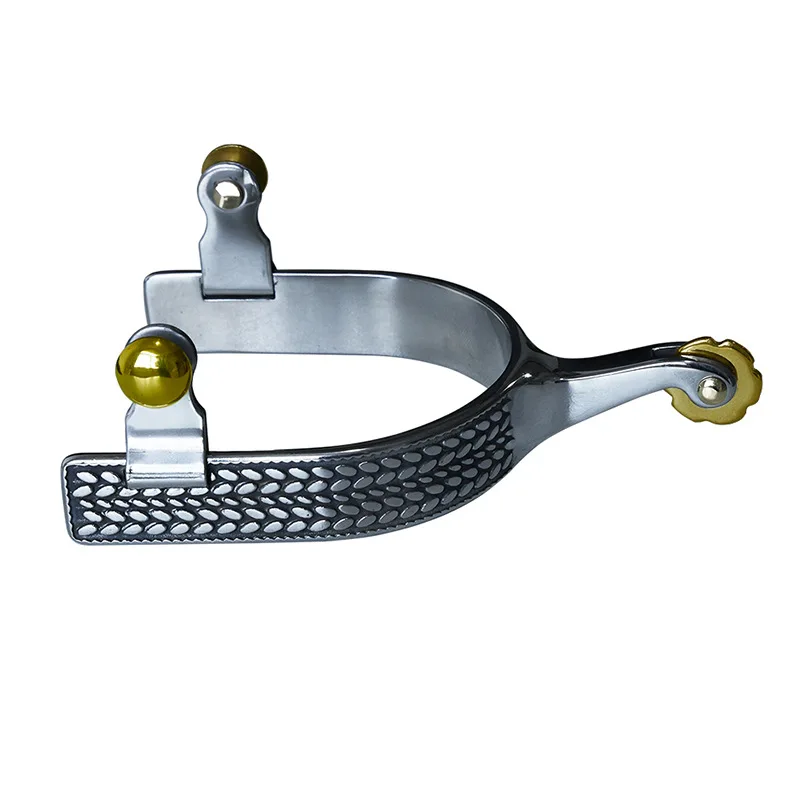 Exquisite, Spurs Stainless Steel Finely Polished Brass Gears And Buttons [SP5128] Equestrian