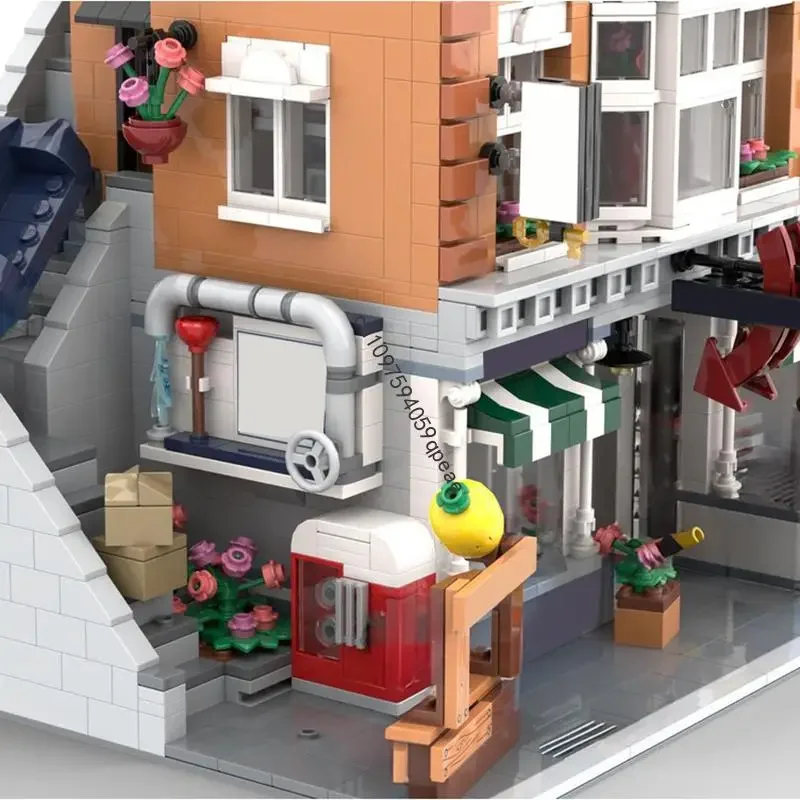 Nouveau 3152 pièces ville vente chaude Street View Moc matériel modulaire magasin modèle personnalisé Puzzle bricolage idées créatives KidToy cadeau d'anniversaire