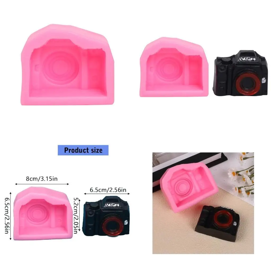 

J78F Реалистичная 3D-камера с силиконовой формой для многоразовых проектов по изготовлению свечей ручной работы