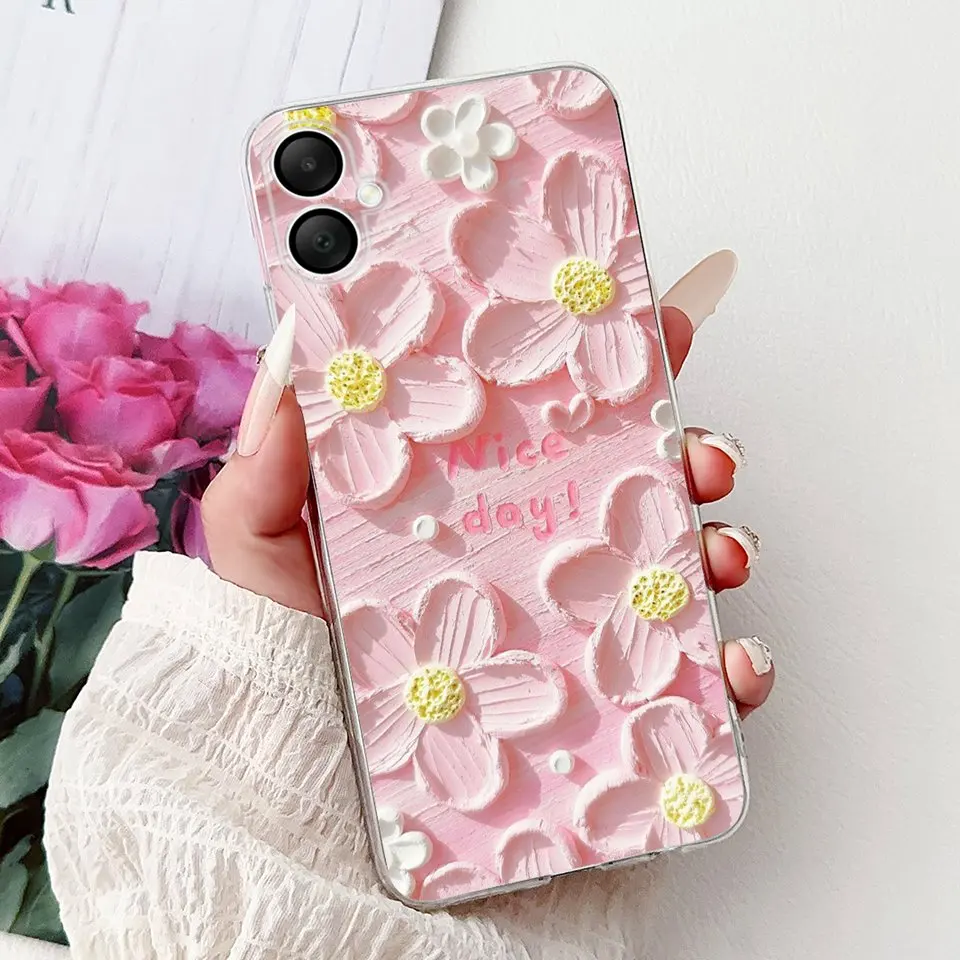 For Samsung Galaxy A06 A05 A05s A04 A04s A03s A03 Core Phone Case Transparent Soft Rubber Back Cover Women Fashion Cartoon Funda - náhled 2