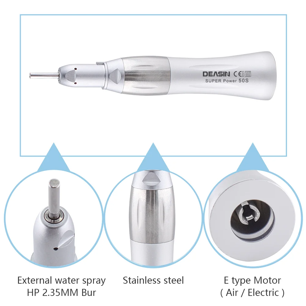 DEASIN Lab Equipment Micromotor Polisher Dental E-Type Micro Motor Plaster Grinding Polishing Handpiece Dentist Equipment Tool