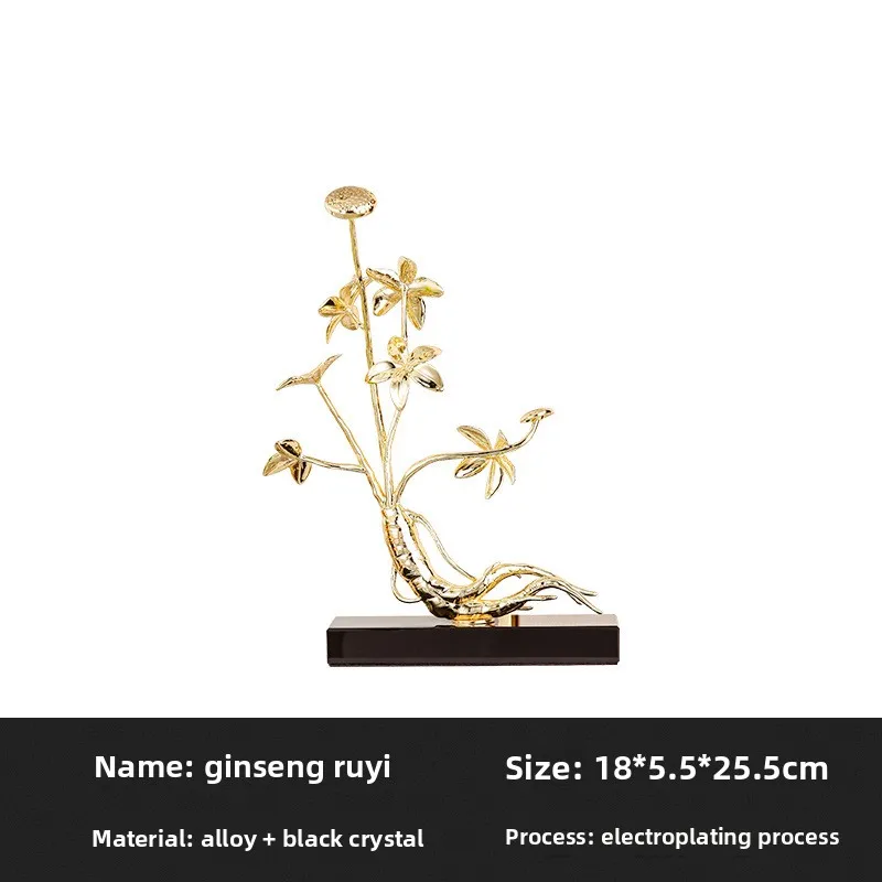 New Light Luxury Opening Plant Ornaments with Advanced Sense Home Furnishings Living Room Decoration Office Gifts Crafts