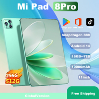 Original Pad 8 Pro Tablet 10.1 inch Android 13 Global Snapdragon 888 16GB+1024GB 10000mah 5G Dual SIM WIFI  HD Full Screen