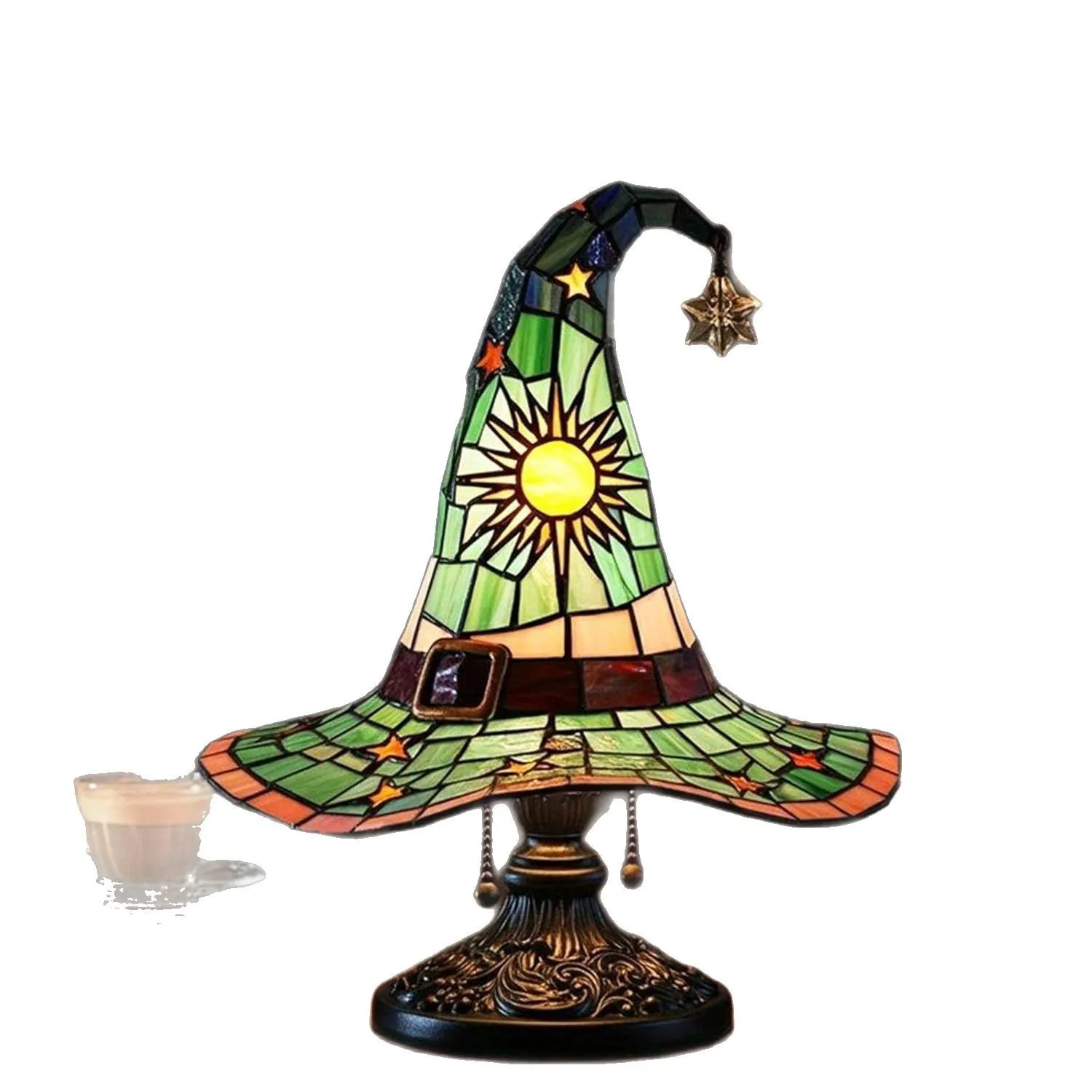 

Witch hat light decorative ornament USB socket led light ornament creative