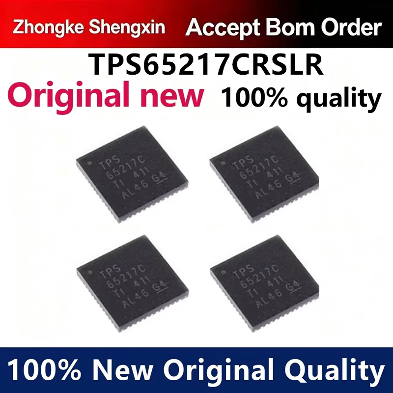 （5pcs-100pcs）Brand new original TPS65217CRSLR silk screen TPS65217C package VQFN-48 power management IC