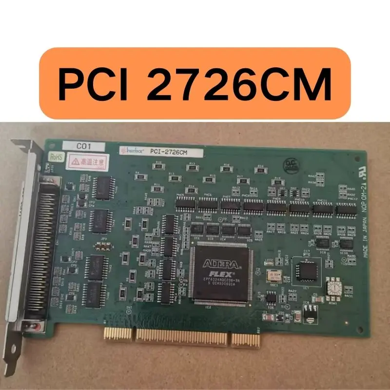 Second hand IO professional data industrial control PCI 2726CM test OK function intact