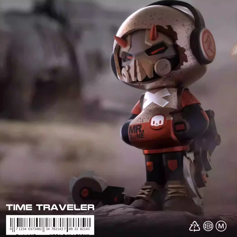 

Mr.Bone Mini 2 Generation Time Traveler Series Caixa Caja Dolls Gift Anime Action Figure Toys Desktop Ornament