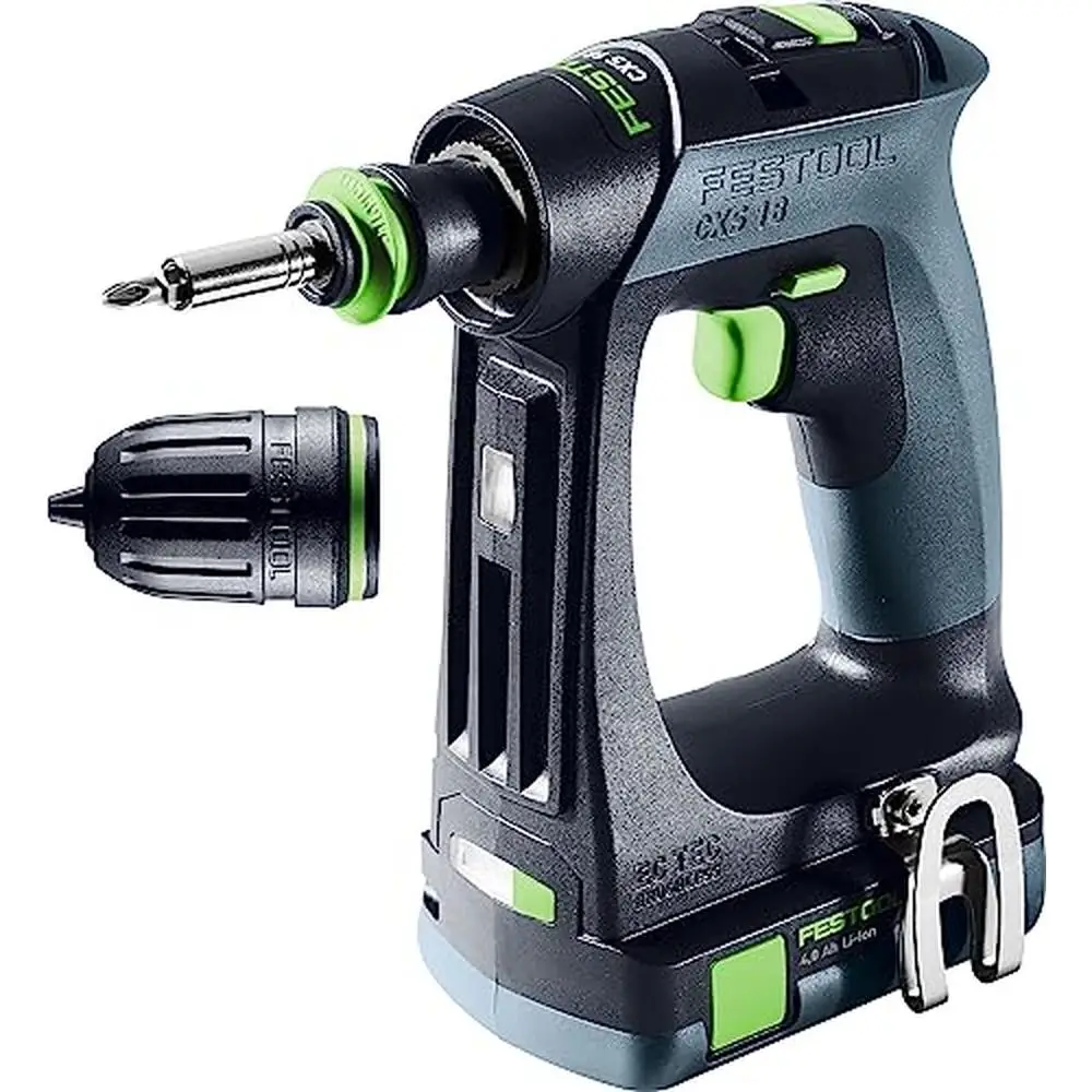 18V Cordless Drill Driver with FastFix Chuck Powerful and Compact Tool All Applications