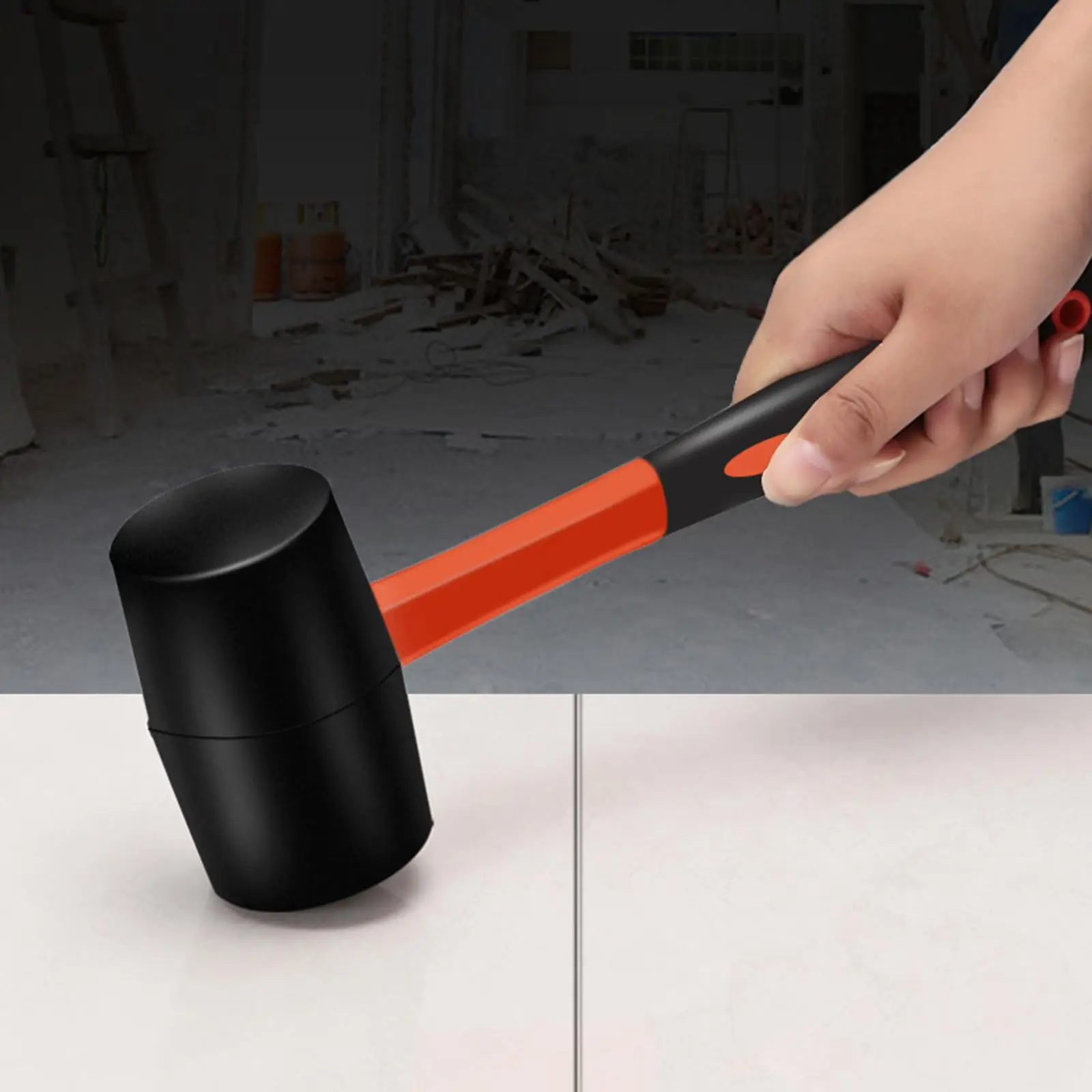 Household Floor Gaps Repair Tool with Mallet for Vinyl Laminate Wood and Tile Boards for Bedroom Kitchen Use