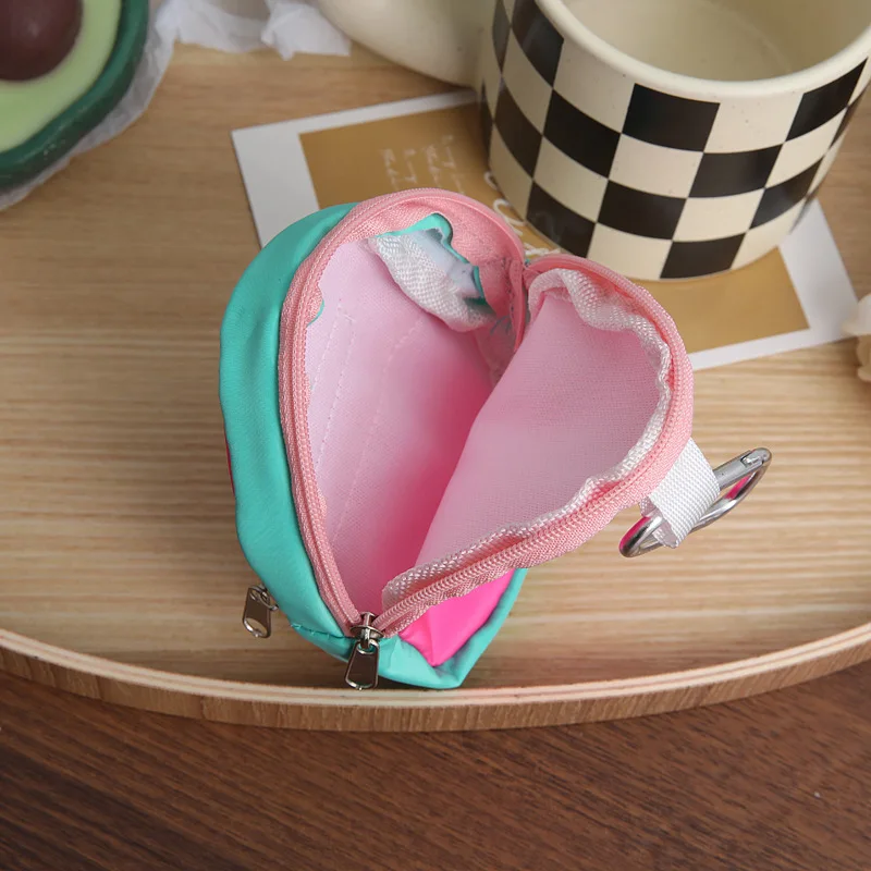 Children\'s Macaron Cute Wallet Zipper Coin Purse Kawaii Mini Purse Kid Coin Pouch Earphone Car Keys Storage Bag Book Bag Pendant