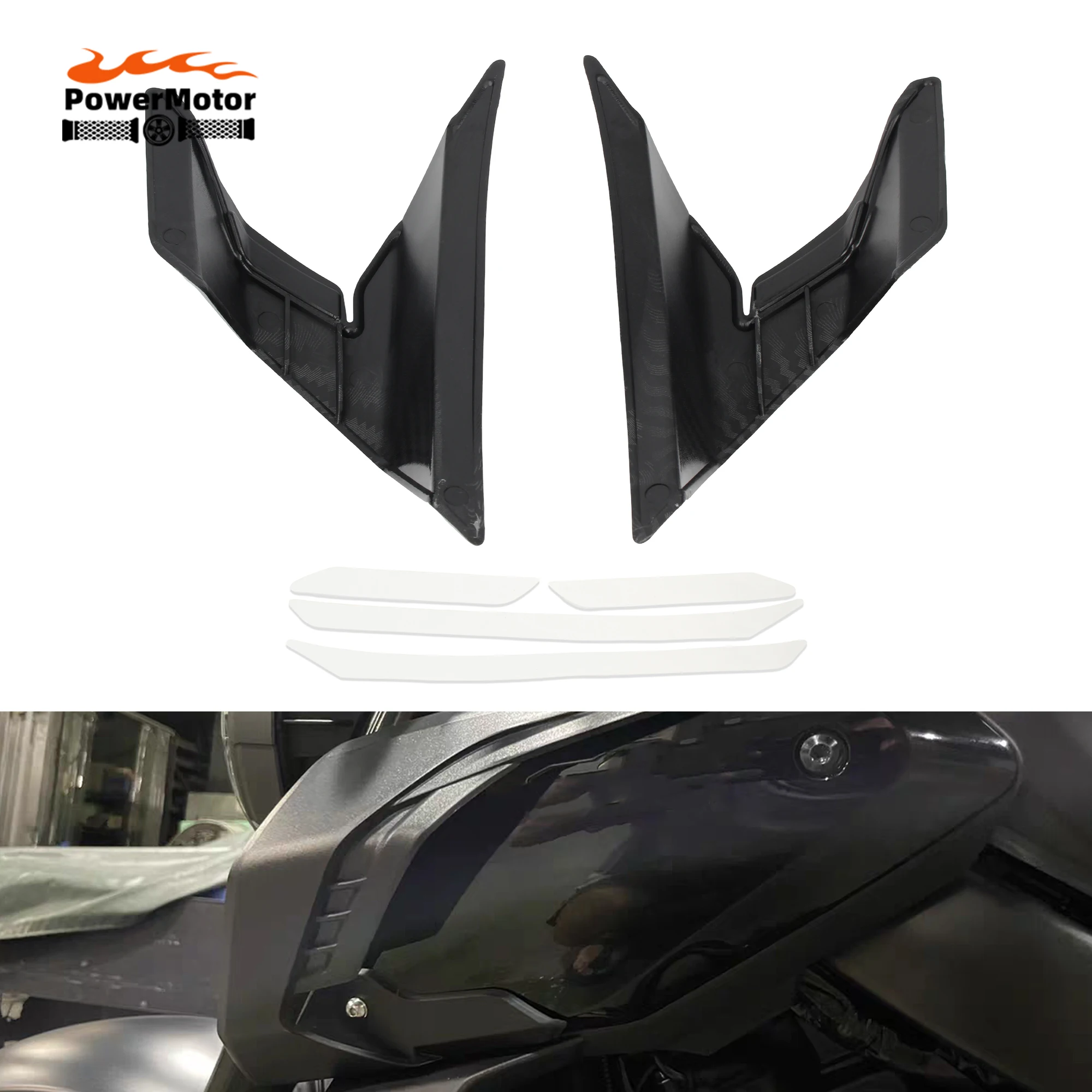 

Motorbike Wind Fairing Winglets Fin Trim Cover For HONDA ADV160 Enduro Accessories Fairing Spoiler Dirt Pit Bike 2022 2023